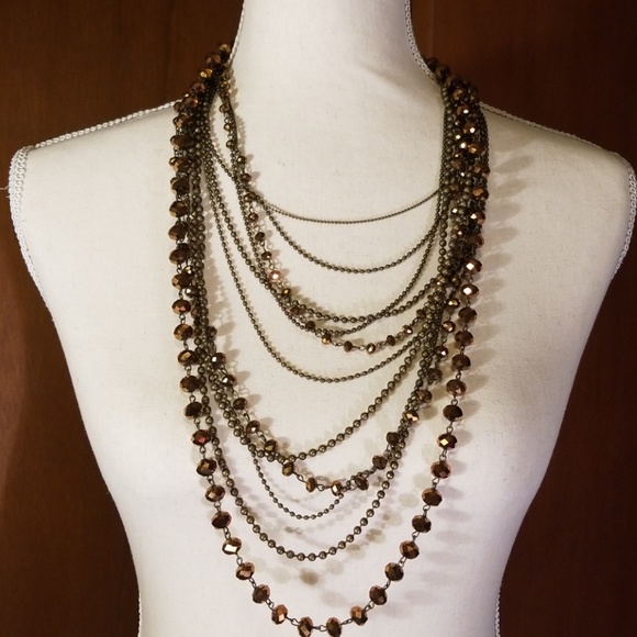 Jewelry - Brown Beaded Necklace